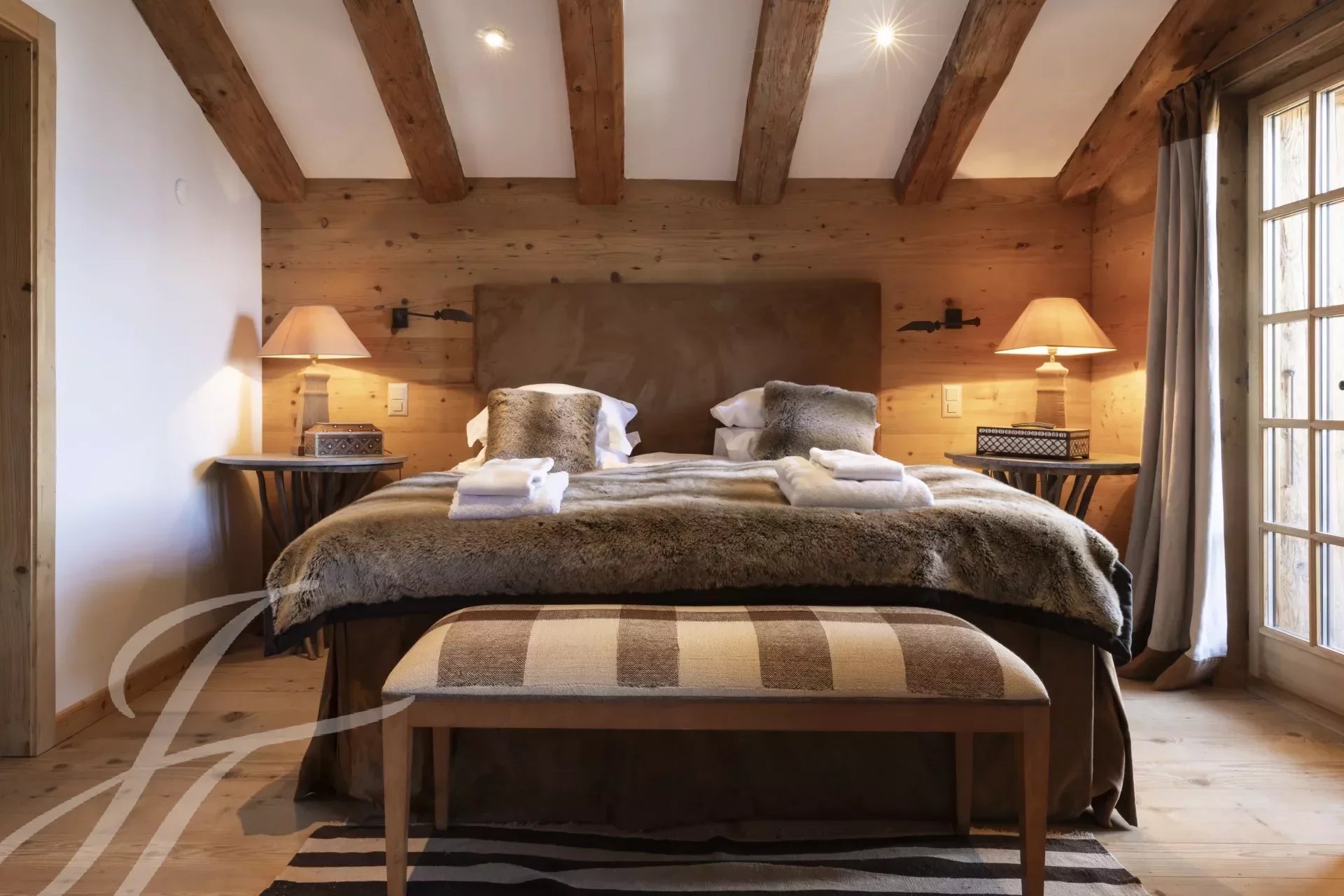 Luxury Chalet between the Médran and Rouge slopes sauna, Jacuzzi, 4 bedrooms in Verbier - Swiss Alps