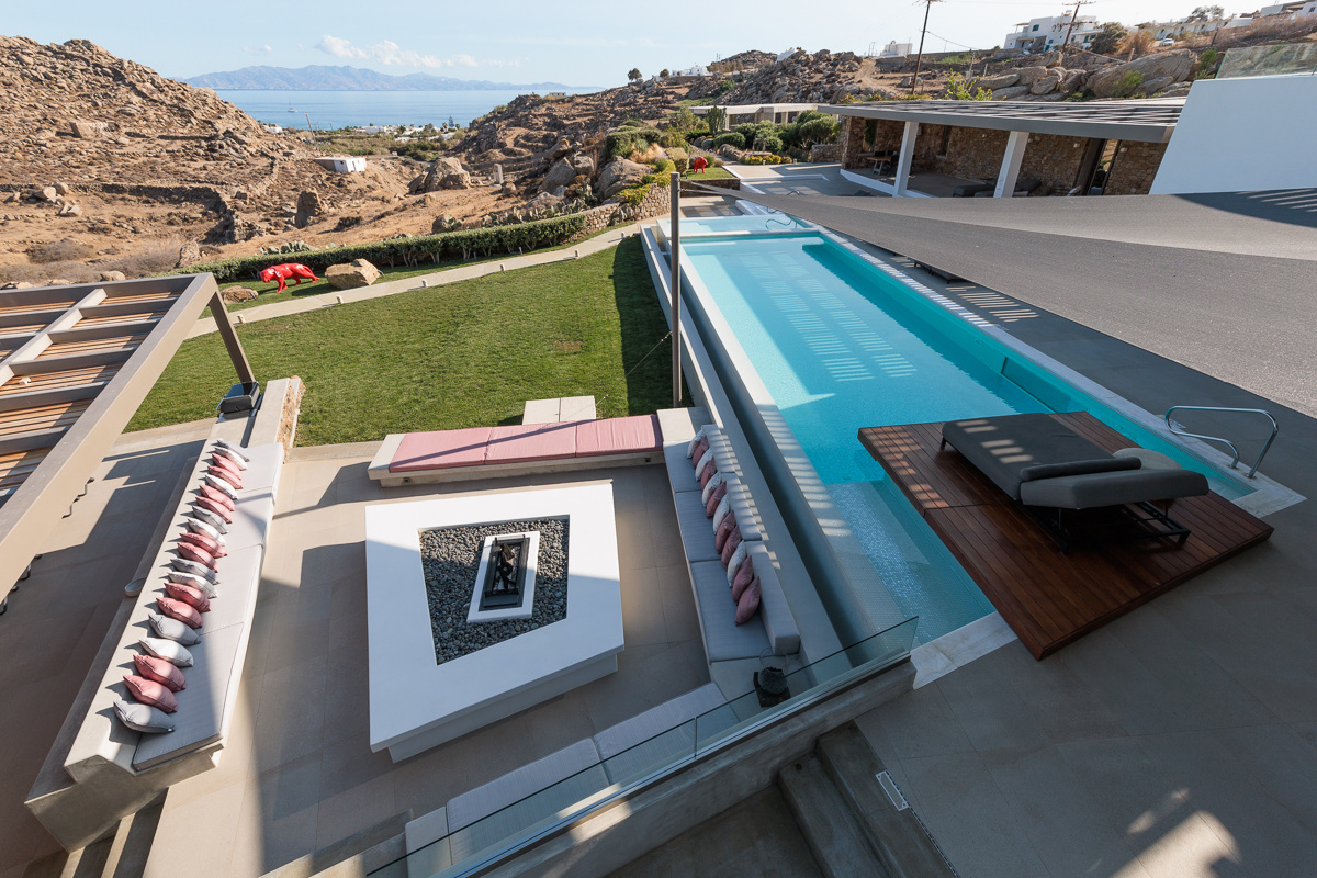 Luxury Villa Alegria Sea View with 120m2 Infinity pool, 7 bedrooms in Mykonos