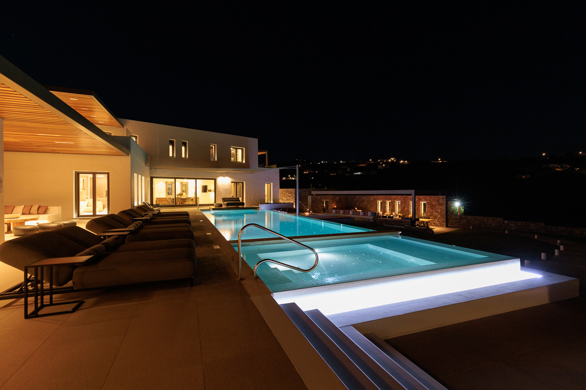 Luxury Villa Alegria Sea View with 120m2 Infinity pool, 7 bedrooms in Mykonos